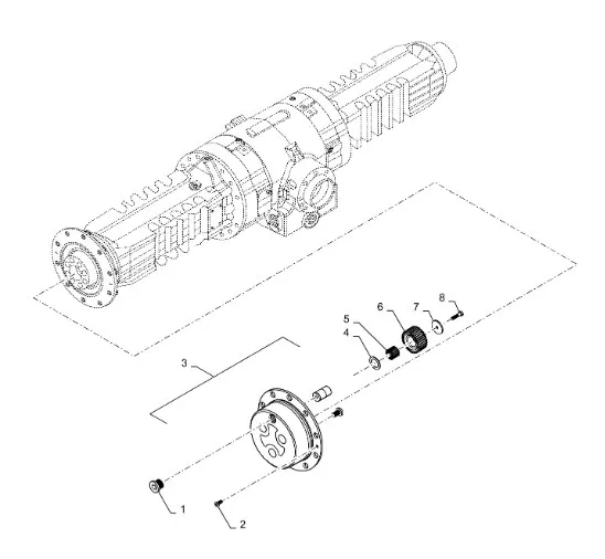 51588920 - Колёсный редуктор
